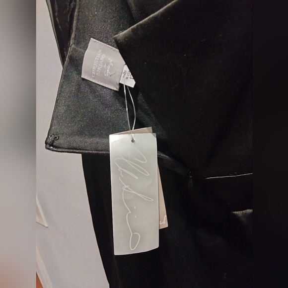 NWT Christian Siriano black mini dress - Picture 9 of 10